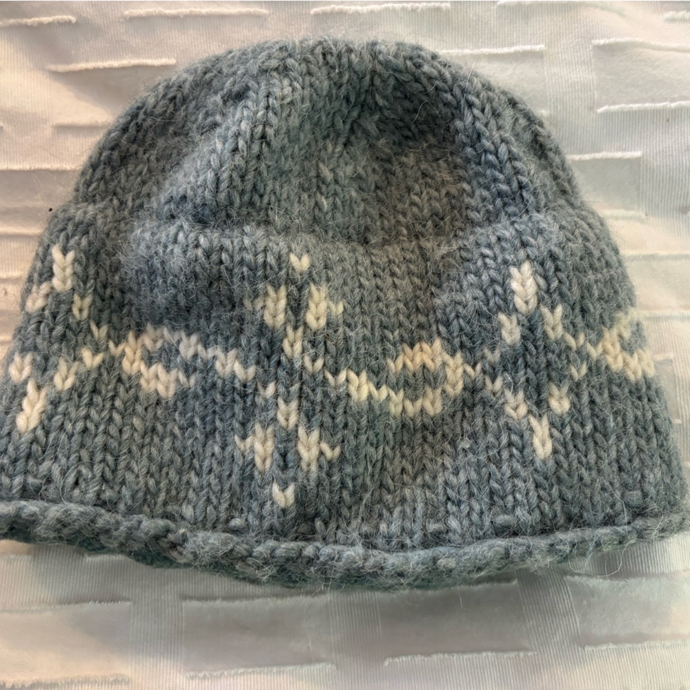 Cozy Knit Beanie with Pattern